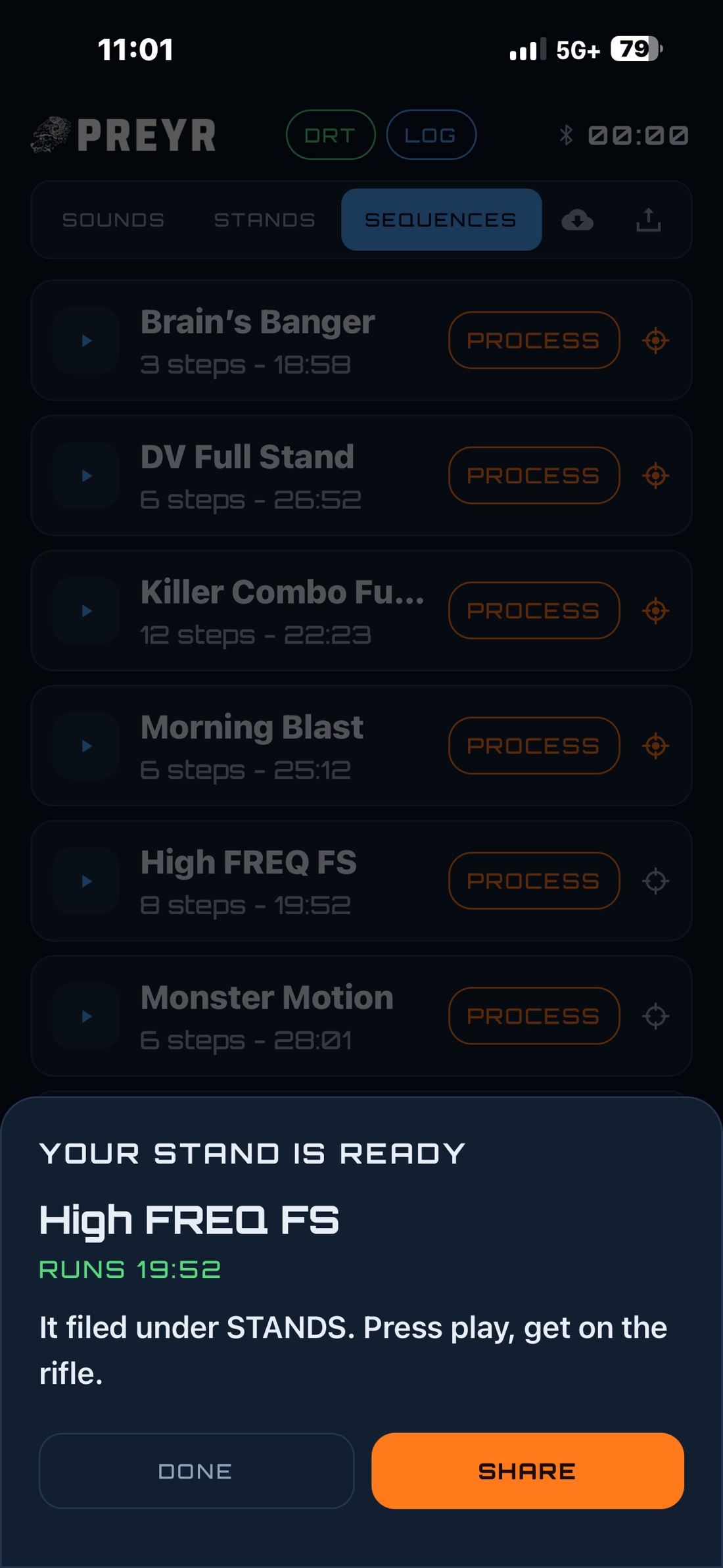Your stand is ready